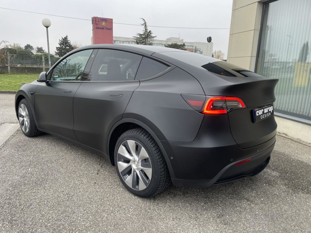 Tesla Model Y Protection transparente finition Mat CarWrap Design